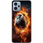 Mobile case for Motorola Moto G23 with Football design