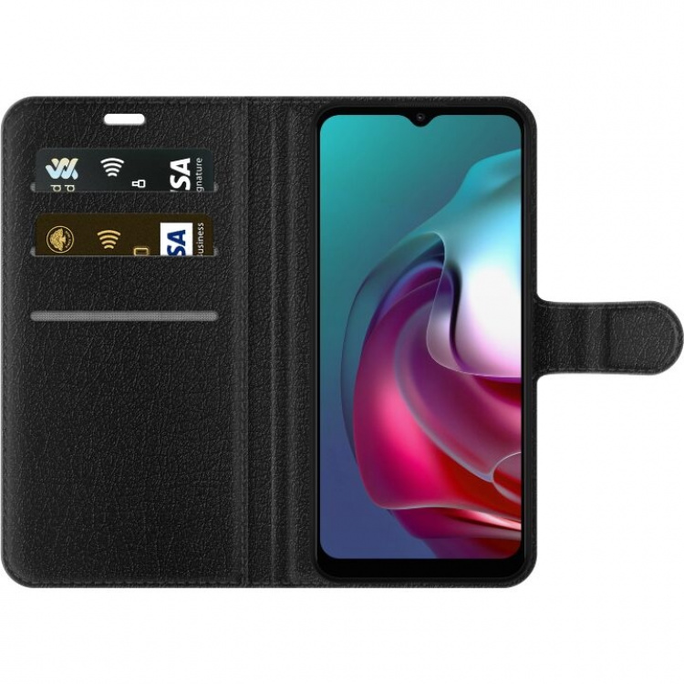 Wallet case for Motorola Moto G30 with Cherry design