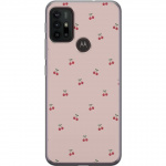 Mobile case for Motorola Moto G30 with Cherry design
