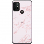 Mobile case for Motorola Moto G30 with Pink Heart design
