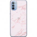 Mobile case for Motorola Moto G31 with Pink Heart design
