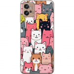 Mobile case for Motorola Moto G32 with Cat pattern design