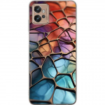 Mobile case for Motorola Moto G32 with Metallic pattern design