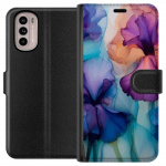 Wallet case for Motorola Moto G41 with Magical flowers design Wallet case for Motorola Moto G41 with Magical flowers design