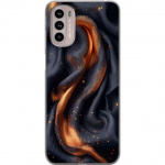 Mobile case for Motorola Moto G41 with Fiery silk design