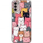 Mobile case for Motorola Moto G41 with Cat pattern design