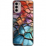 Mobile case for Motorola Moto G41 with Metallic pattern design