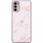 Mobile case for Motorola Moto G41 with Pink Heart design