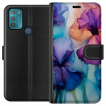 Wallet case for Motorola Moto G50 with Magical flowers design
