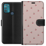 Wallet case for Motorola Moto G50 with Cherry design