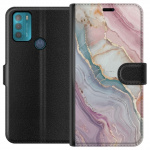 Wallet case for Motorola Moto G50 with Marble design