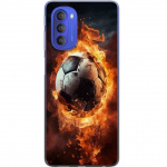 Mobile case for Motorola Moto G51 5G with Football design