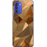 Mobile case for Motorola Moto G51 5G with 3D Gold design Mobile case for Motorola Moto G51 5G with 3D Gold design