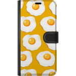 Wallet case for Motorola Moto G53 with Fried egg design