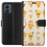 Wallet case for Motorola Moto G53 with Glassy design