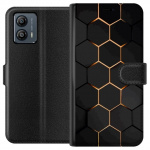 Wallet case for Motorola Moto G53 with Luxurious Pattern design