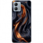 Mobile case for Motorola Moto G53 with Fiery silk design