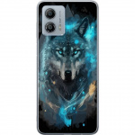 Mobile case for Motorola Moto G53 with Wolf design