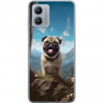 Mobile case for Motorola Moto G53 with Happy Dog design Mobile case for Motorola Moto G53 with Happy Dog design