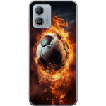 Mobile case for Motorola Moto G53 with Football design