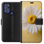 Wallet case for Motorola Moto G60S with Porslinsblomma design