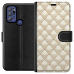 Wallet case for Motorola Moto G60S with Gold shine design