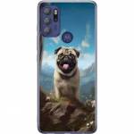 Mobile case for Motorola Moto G60S with Happy Dog design