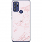 Mobile case for Motorola Moto G60S with Pink Heart design