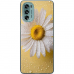 Mobile case for Motorola Moto G62 5G with Porslinsblomma design