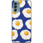 Mobile case for Motorola Moto G62 5G with Fried eggs design