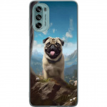 Mobile case for Motorola Moto G62 5G with Happy Dog design
