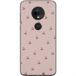 Mobile case for Motorola Moto G7 with Cherry design