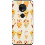 Mobile case for Motorola Moto G7 with Glassy design