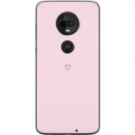 Mobile case for Motorola Moto G7 with Heart design