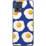 Mobile case for Motorola Moto G73 with Fried eggs design