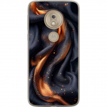 Mobile case for Motorola Moto G7 Play with Fiery silk design