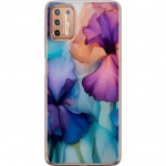 Mobile case for Motorola Moto G9 Plus with Magical flowers design