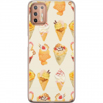 Mobile case for Motorola Moto G9 Plus with Glassy design