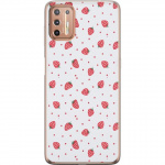 Mobile case for Motorola Moto G9 Plus with Strawberries design