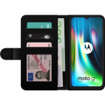 Wallet case for Motorola Moto G9 Play with Metallic pattern design