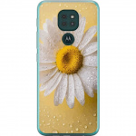 Mobile case for Motorola Moto G9 Play with Porslinsblomma design
