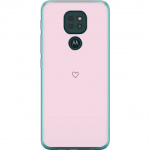 Mobile case for Motorola Moto G9 Play with Heart design