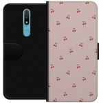 Wallet case for Nokia 2.4 with Cherry design