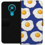 Wallet case for Nokia 3.4 with Fried eggs design Wallet case for Nokia 3.4 with Fried eggs design