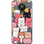 Mobile case for Nokia 3.4 with Cat pattern design