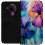 Wallet case for Nokia 5.4 with Magical flowers design