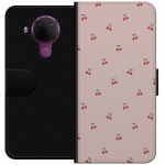 Wallet case for Nokia 5.4 with Cherry design