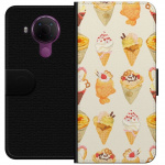 Wallet case for Nokia 5.4 with Glassy design