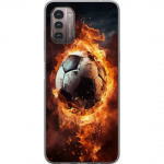 Mobile case for Nokia G21 with Football design