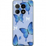 Mobile case for OnePlus 10 Pro with Blue butterflies design